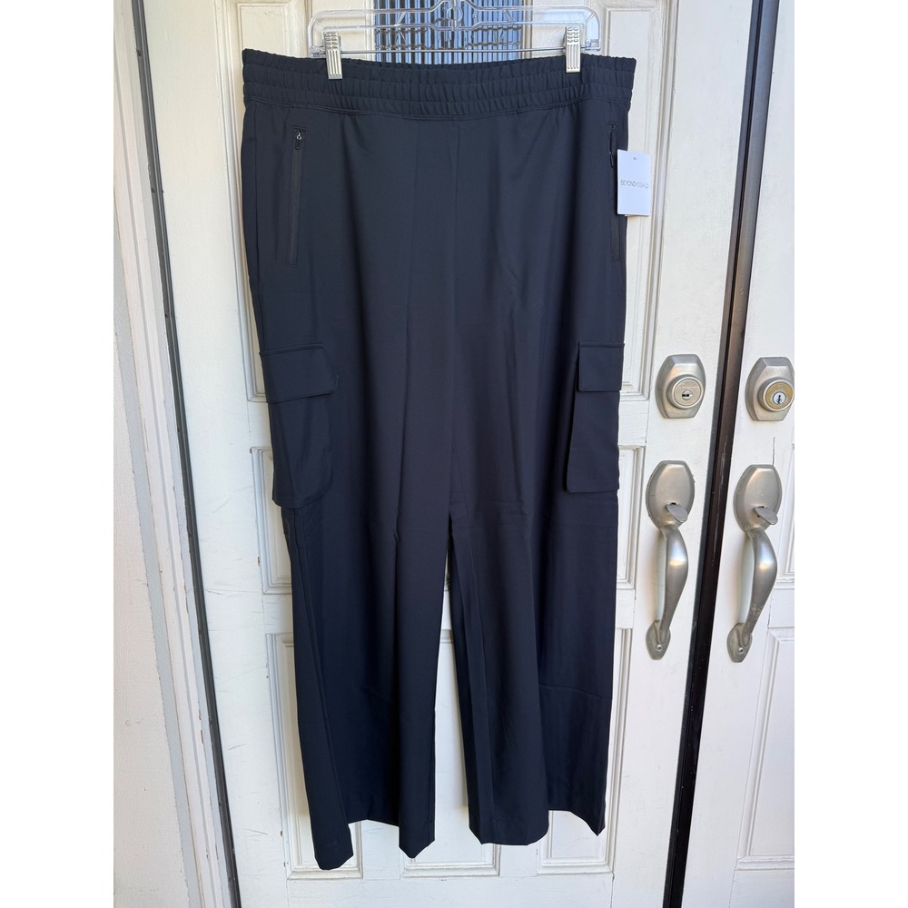 Beyond Yoga Black Wide Leg Cargo Jumpsuit Pants